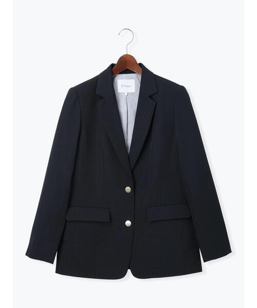 Te chichi（テチチ）の「シングルブレストテーラードジャケット《2026 spring catalog item》（ノーカラージャケット・レディース・ネイビー/グレー・F）」の21枚目の写真
