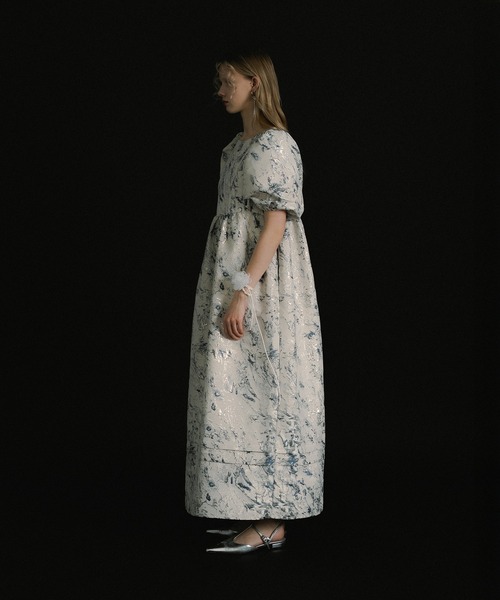 et.UNiVER(エトユニベール)の「Marble dress(ドレス・レディース・グリーン/ネイビー/パープル・M-Long/M-Short/MEDIUM)」の7枚目の写真
