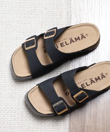 onni ELAMA ダブルベルト 厚底 プラットフォーム サンダル