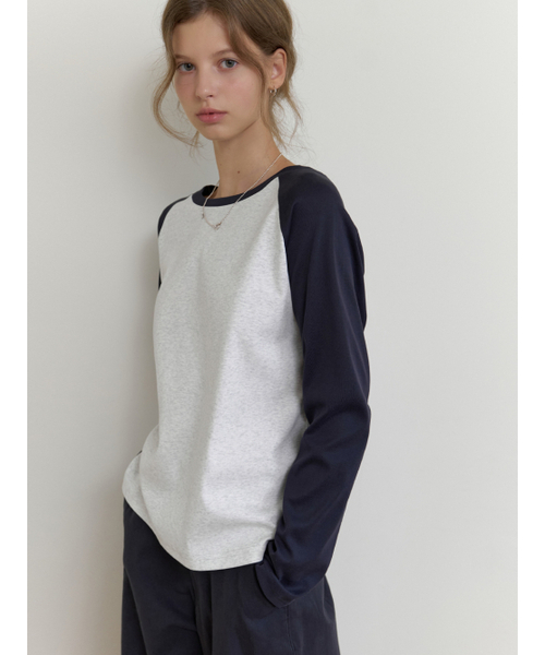 Nov raglan t-shirt (melange gray)
