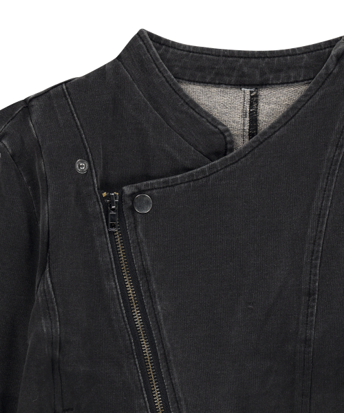 OJOS（オホス）の「Detachable Span Denim Jacket / Charcoal（デニムジャケット・レディース・その他・1/2/3）」の5枚目の写真