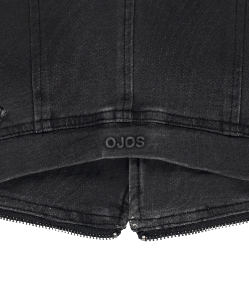 OJOS（オホス）の「Detachable Span Denim Jacket / Charcoal（デニムジャケット・レディース・その他・1/2/3）」の6枚目の写真