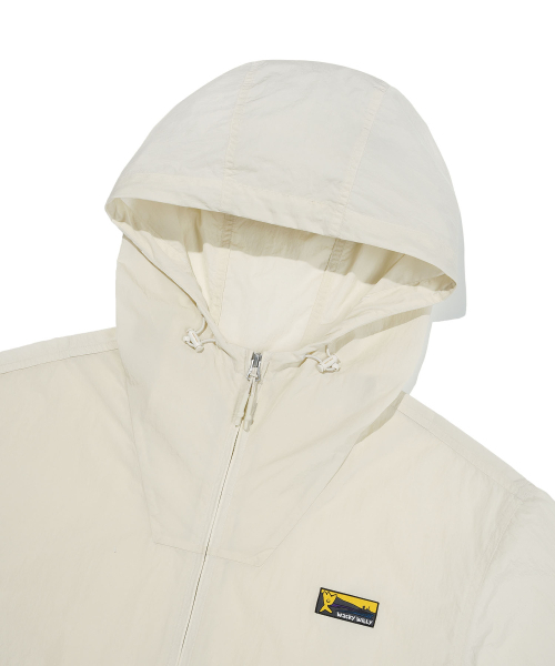 Wacky WiLLy(ワッキーウィリー)の「ベーシックウィンドブレーカークリーム(ナイロンジャケット・レディース・その他・SMALL/MEDIUM/LARGE/X-LARGE)」の4枚目の写真