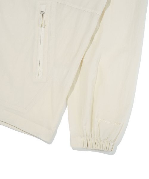 Wacky WiLLy(ワッキーウィリー)の「ベーシックウィンドブレーカークリーム(ナイロンジャケット・レディース・その他・SMALL/MEDIUM/LARGE/X-LARGE)」の7枚目の写真