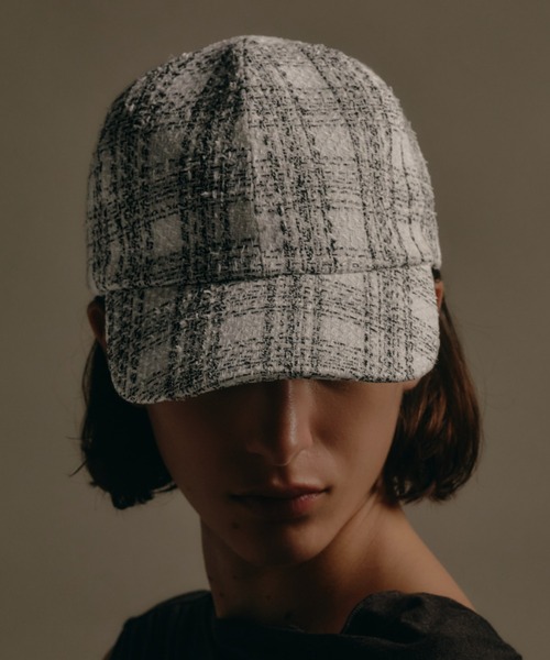 IRIS47（イリスフォーセブン）の「【IRIS 47】decadente cap/デカダンテ キャップ（キャップ・レディース・ホワイト/ブラック・FREE）」の2枚目の写真