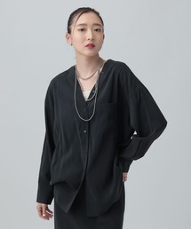 LEPSIM | フィブリルVブラウス　640877(シャツ/ブラウス)