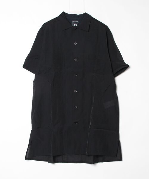 Y-3（ワイスリー）の「Y-3 SHORT SLEEVE LONG SHIRT（シャツ/ブラウス・メンズ・ブラック・SMALL/MEDIUM/LARGE/X-LARGE/X-SMALL）」の5枚目の写真