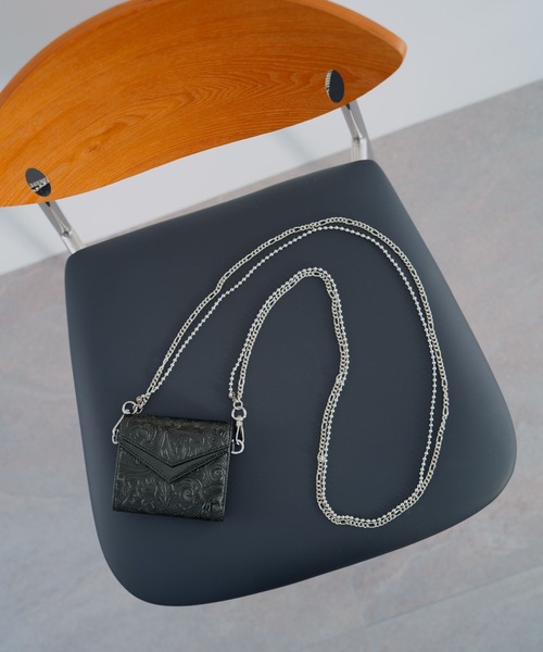 HARE（ハレ）の「エンボスパターンウォレット(HARE)（財布・レディース・ブラック/ドット・FREE）」の3枚目の写真