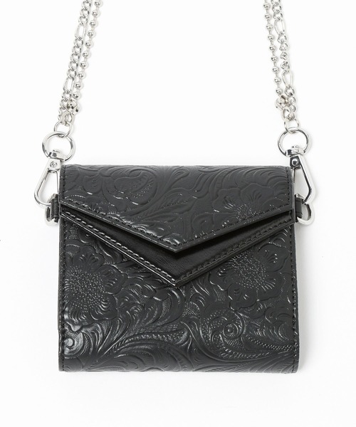 HARE（ハレ）の「エンボスパターンウォレット(HARE)（財布・レディース・ブラック/ドット・FREE）」の10枚目の写真