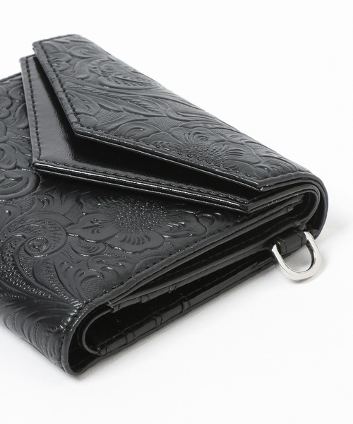 HARE（ハレ）の「エンボスパターンウォレット(HARE)（財布・レディース・ブラック/ドット・FREE）」の16枚目の写真