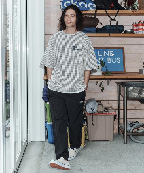 No Rain No Rainbow(ノーレインノーレインボー)の「mp14822-nylon easy pants with two-tone embroidery ナイロンイージーパンツ(NR26S-21)(その他パンツ・メンズ・カモフラージュ/ブラック/オリーブ・XL/L/M/S)」の20枚目の写真