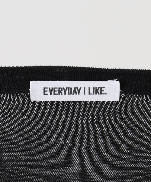 EVERYDAY I LIKE.(エヴリディアイライク)の「*シーアイランドVネックニット(ニット/セーター・レディース・アイボリー/ブラック・FREE)」の20枚目の写真