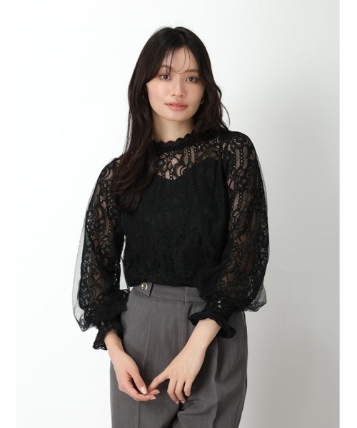 fifth(フィフス)の「レース長袖ブラウス(シャツ/ブラウス・レディース・ホワイト/ブラック・M)」の17枚目の写真