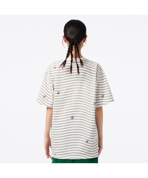 hummel（ヒュンメル）の「hummel/ヒュンメルHMP ﾊﾝｿﾃﾞTｼｬﾂ（Tシャツ/カットソー・レディース・アイボリー/ブルー/ネイビー・S/M/L/XL）」の11枚目の写真