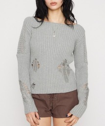 FRONT ZIP GATHER トップス（Tシャツ/カットソー）｜LAGUA GEM