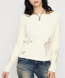 FRONT ZIP GATHER トップス（Tシャツ/カットソー）｜LAGUA GEM
