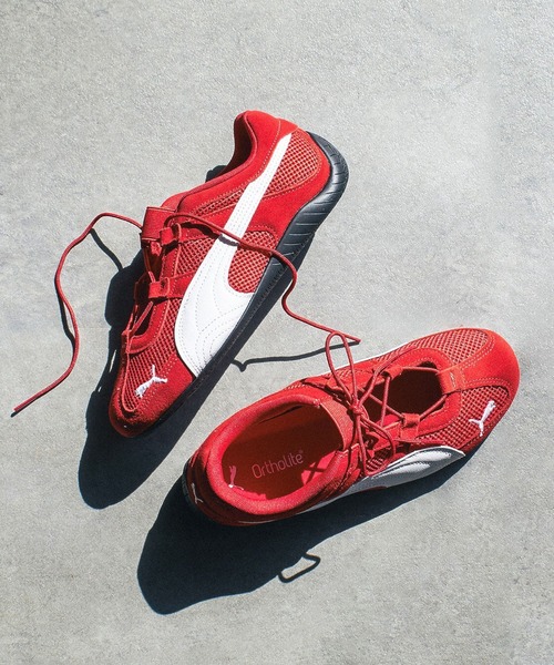 PUMA(プーマ)の「(PUMA)SPEEDCAT GO WNS(スニーカー・レディース・ブラック/レッド/ブラウン・24cm/25cm/23cm)」の3枚目の写真
