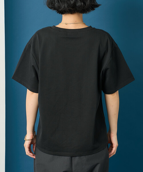 FREAK'S STORE（フリークスストア）の「藤本美貴 × FREAK'S STORE/フリークスストア メッセージロゴ 半袖Tシャツ（Tシャツ/カットソー・レディース・ブラック/オフホワイト/レモンイエロー・SMALL/MEDIUM/LARGE）」の10枚目の写真