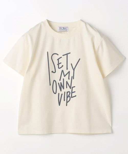 FREAK'S STORE（フリークスストア）の「藤本美貴 × FREAK'S STORE/フリークスストア メッセージロゴ 半袖Tシャツ（Tシャツ/カットソー・レディース・ブラック/オフホワイト/レモンイエロー・SMALL/MEDIUM/LARGE）」の16枚目の写真