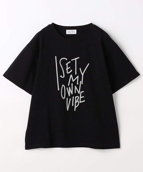FREAK'S STORE（フリークスストア）の「藤本美貴 × FREAK'S STORE/フリークスストア メッセージロゴ 半袖Tシャツ（Tシャツ/カットソー・レディース・ブラック/オフホワイト/レモンイエロー・SMALL/MEDIUM/LARGE）」の19枚目の写真