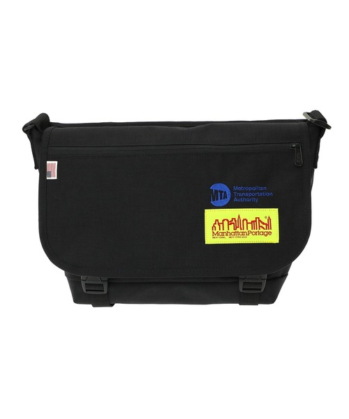 Manhattan Portage（マンハッタンポーテージ）の「NY Messenger Bag JR (MD) FZP LVL MTA（メッセンジャーバッグ・メンズ・ブラック・MEDIUM）」の2枚目の写真