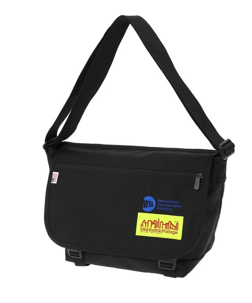 Manhattan Portage（マンハッタンポーテージ）の「NY Messenger Bag JR (MD) FZP LVL MTA（メッセンジャーバッグ・メンズ・ブラック・MEDIUM）」の12枚目の写真