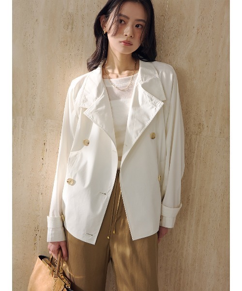 anuans（アニュアンス）の「バックオープンシアーカットトップス（Tシャツ/カットソー・レディース・ブラック/アイボリー/ブラウン・FREE）」の8枚目の写真