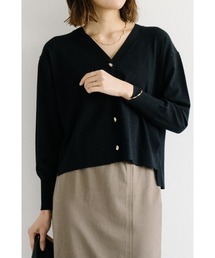 シルキータッチVネックカーディガン