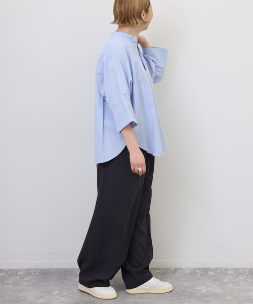 JOURNAL STANDARD LUXE（ジャーナルスタンダード　ラックス）の「トロピカル タックパンツ（その他パンツ・レディース・チャコールグレー/ブラック・FREE）」の12枚目の写真