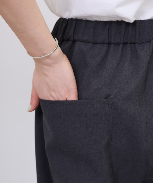 JOURNAL STANDARD LUXE（ジャーナルスタンダード　ラックス）の「トロピカル タックパンツ（その他パンツ・レディース・チャコールグレー/ブラック・FREE）」の19枚目の写真