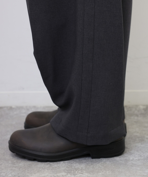 JOURNAL STANDARD LUXE（ジャーナルスタンダード　ラックス）の「トロピカル タックパンツ（その他パンツ・レディース・チャコールグレー/ブラック・FREE）」の21枚目の写真