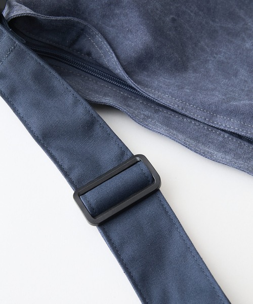 BEN DAVIS（ベンデイビス）の「【BEN DAVIS/ベンデイビス】ピグメントキャンバスショルダーバッグ（ショルダーバッグ・メンズ・ブラック/ネイビー・FREE）」の3枚目の写真