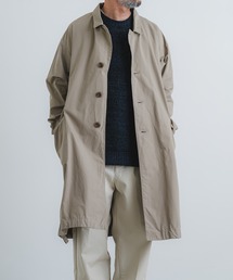 quadro（クオドロ）の「綿麻ウェザーショップコート（ステンカラーコート）」