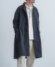 quadro | 綿麻ウェザーショップコート(ステンカラーコート)