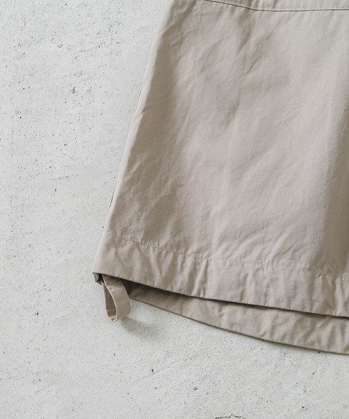 quadro（クオドロ）の「綿麻ウェザーショップコート（ステンカラーコート・メンズ・チャコール・MEDIUM）」の11枚目の写真