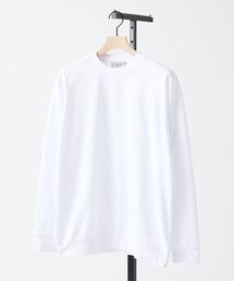 ABAHOUSE GRAY（アバハウスグレイ）の「【SMART CLOSET】シルキータッチ モックネック 長袖Tシャツ（Tシャツ/カットソー）」