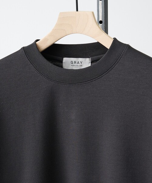 ABAHOUSE GRAY(アバハウスグレイ)の「【SMART CLOSET】シルキータッチ モックネック 長袖Tシャツ(Tシャツ/カットソー・メンズ・ホワイト/グレイッシュベージュ/ブラック/グレイッシュブルー・46/48)」の7枚目の写真