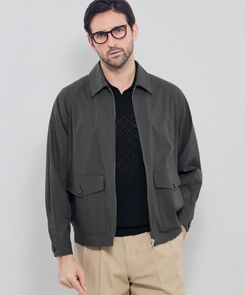 MACKINTOSH LONDON（マッキントッシュ ロンドン）の「ハリントンシャツジャケット（ブルゾン・メンズ・グレー系その他/ライトブルー・40/38/42）」の2枚目の写真