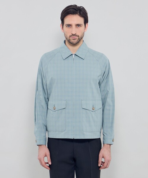 MACKINTOSH LONDON（マッキントッシュ ロンドン）の「ハリントンシャツジャケット（ブルゾン・メンズ・グレー系その他/ライトブルー・40/38/42）」の5枚目の写真