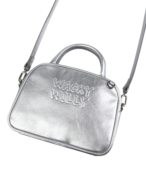 Wacky WiLLy（ワッキーウィリー）の「リリーボリュームハンドルトートバッグシルバー（ショルダーバッグ・レディース・その他・F）」の6枚目の写真
