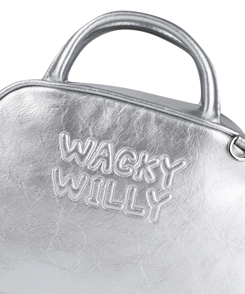 Wacky WiLLy（ワッキーウィリー）の「リリーボリュームハンドルトートバッグシルバー（ショルダーバッグ・レディース・その他・F）」の7枚目の写真
