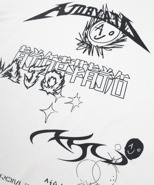 AJOBYAJO（アジョバイアジョ）の「[PBA] AJO Collage T-Shirt [WHITE]（Tシャツ/カットソー・レディース・その他・LARGE/MEDIUM/X-LARGE）」の2枚目の写真