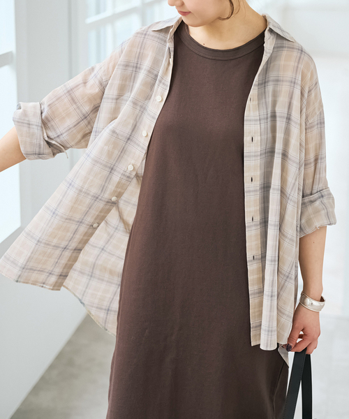 Spick & Span（スピックアンドスパン）の「コットンボイルチェックシャツ（シャツ/ブラウス・レディース・その他9/その他4/その他6/マルチ・FREE）」の17枚目の写真