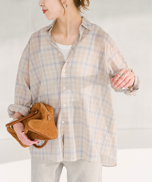 Spick & Span（スピックアンドスパン）の「コットンボイルチェックシャツ（シャツ/ブラウス・レディース・その他9/その他4/その他6/マルチ・FREE）」の13枚目の写真