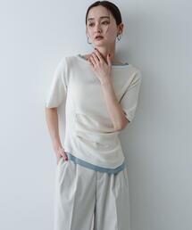 SENSE OF PLACE by URBAN RESEARCH | 『洗濯可』レイヤードアシメセーター(ニット/セーター)