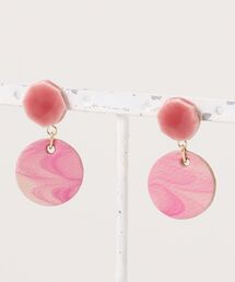 irodori/marble  桜色 ピアス