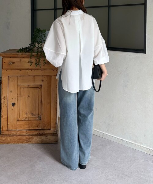 Thevon(ゼボン)の「ペイントデニム(デニムパンツ・レディース・ブルー・M/L)」の2枚目の写真