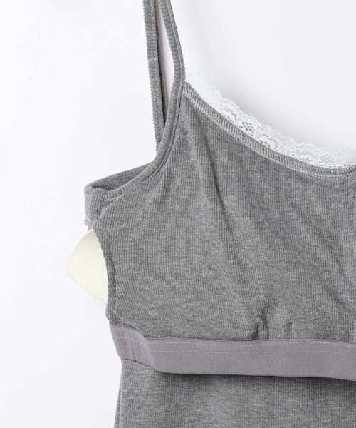 Heather(ヘザー)の「カップ付きレーストリムキャミ 664026(キャミソール・レディース・アイボリー/グレー/ホワイト系その他・M/S)」の18枚目の写真