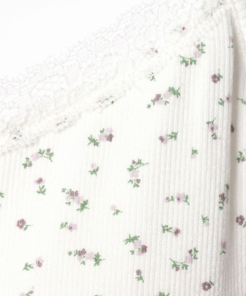 Heather(ヘザー)の「カップ付きレーストリムキャミ 664026(キャミソール・レディース・アイボリー/グレー/ホワイト系その他・M/S)」の21枚目の写真