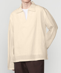 KARDO | スキッパーカラー 長袖シャツ MEN